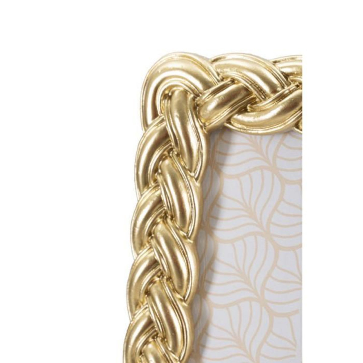 Paris Prix Cadre Photo Déco Tressé  Rope  15x20cm Or