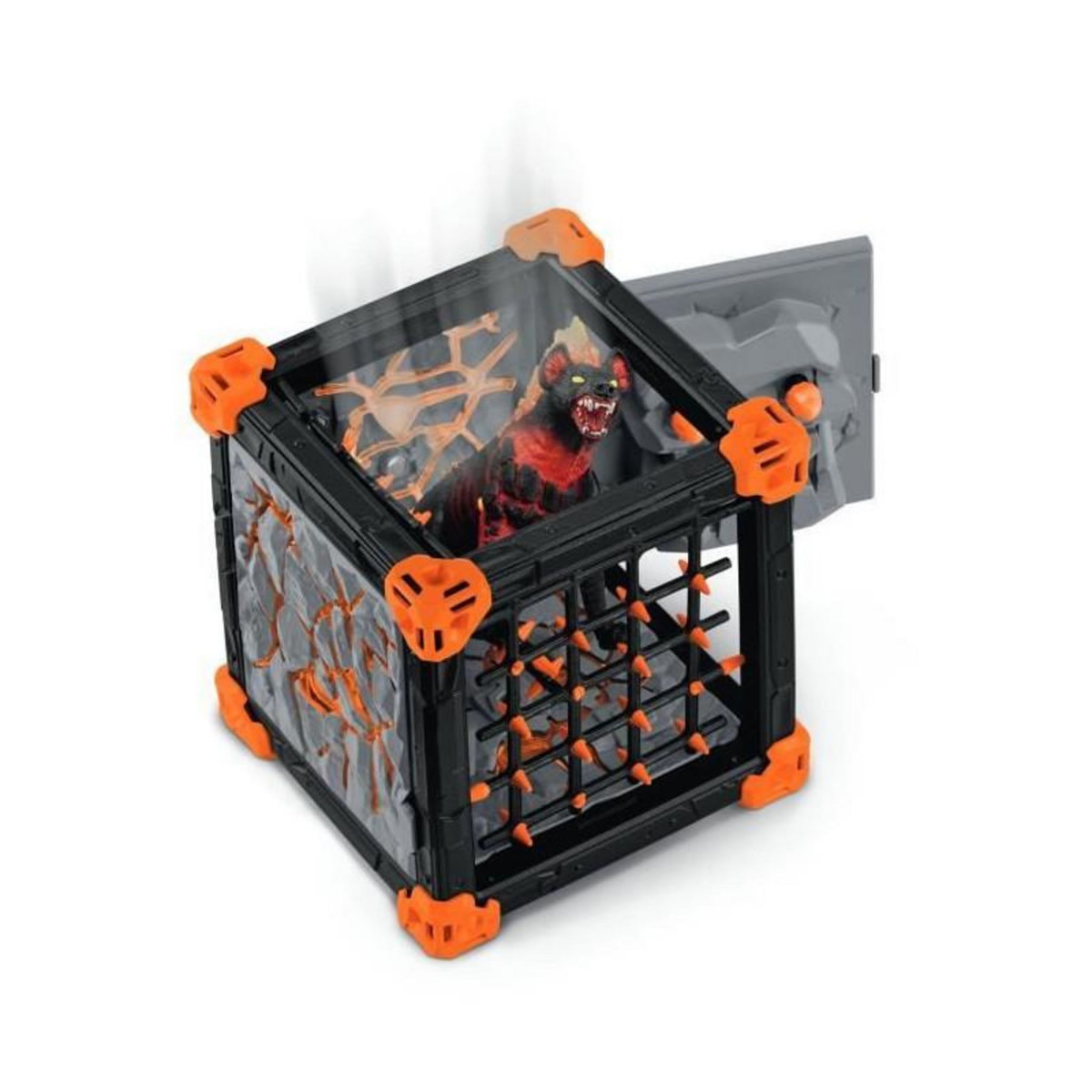 Schleich BattleCave Hyene de Lave, Extension de l'arene, SCHLEICH 42674 Eldrador Creatures, des 7 ans