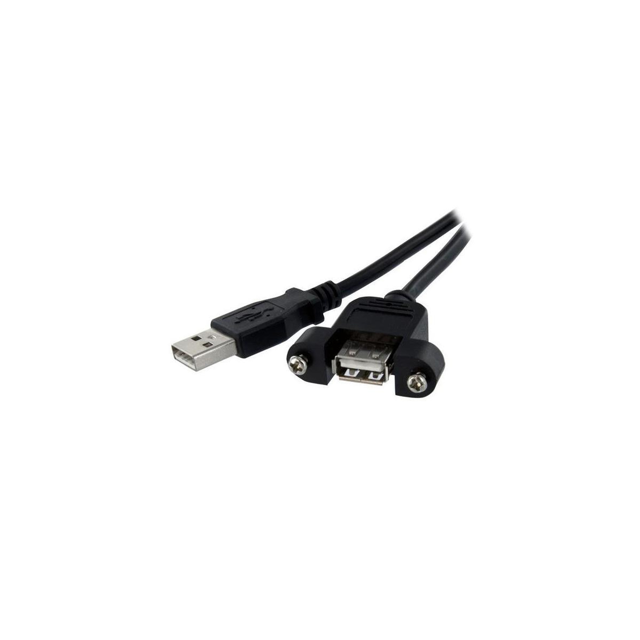 Voir la diapositive 2 : StarTech.com Câble USB StarTech.com USB A sur A pour montage en panneau, 91,4 cm, USB 2.0