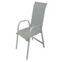 Voir la diapositive 2 : Habitat et Jardin Fauteuil jardin Alu/Textilène  Porto  - Phoenix - Gris clair - Lot de 2