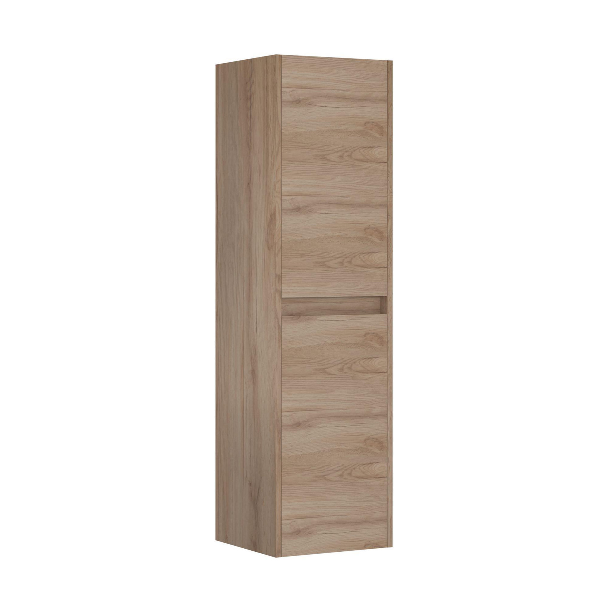 Habitat et Jardin Armoire de Salle de Bain  Side 40  - 40 x 27 x 138 cm - Gris