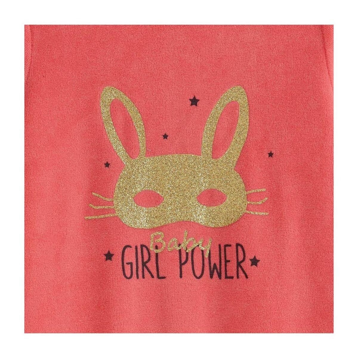 IN EXTENSO Dors bien velours lapin bébé fille