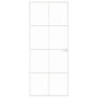 Voir la diapositive 3 : VIDAXL Porte d'interieur Blanc 83x201,5 cm Trempe verre aluminium fin
