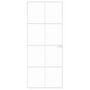 Voir la diapositive 3 : VIDAXL Porte d'interieur Blanc 83x201,5 cm Trempe verre aluminium fin