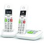 Voir la diapositive 1 : GIGASET Téléphone sans fil duo dect blanc avec répondeur - e290aduo