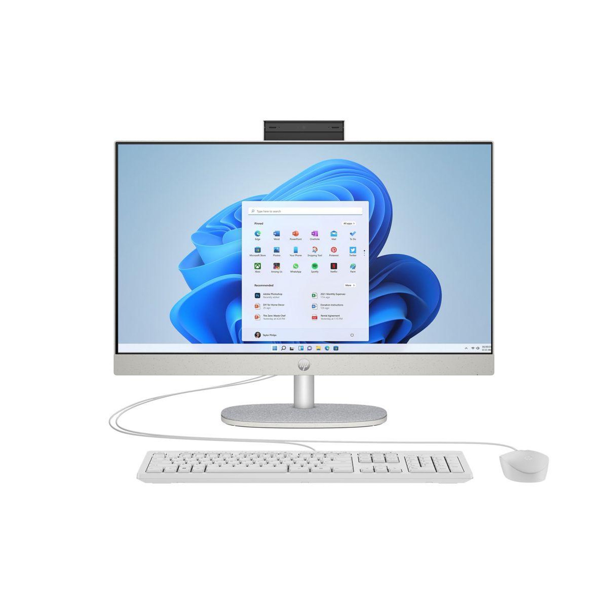 Voir la diapositive 3 : HP Ordinateur tout-en-un 24-cr0063nf SANS WINDOWS