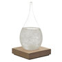 Voir la diapositive 1 : Paris Prix Baromètre à Cristaux  Verre Tempête  17cm Transparent