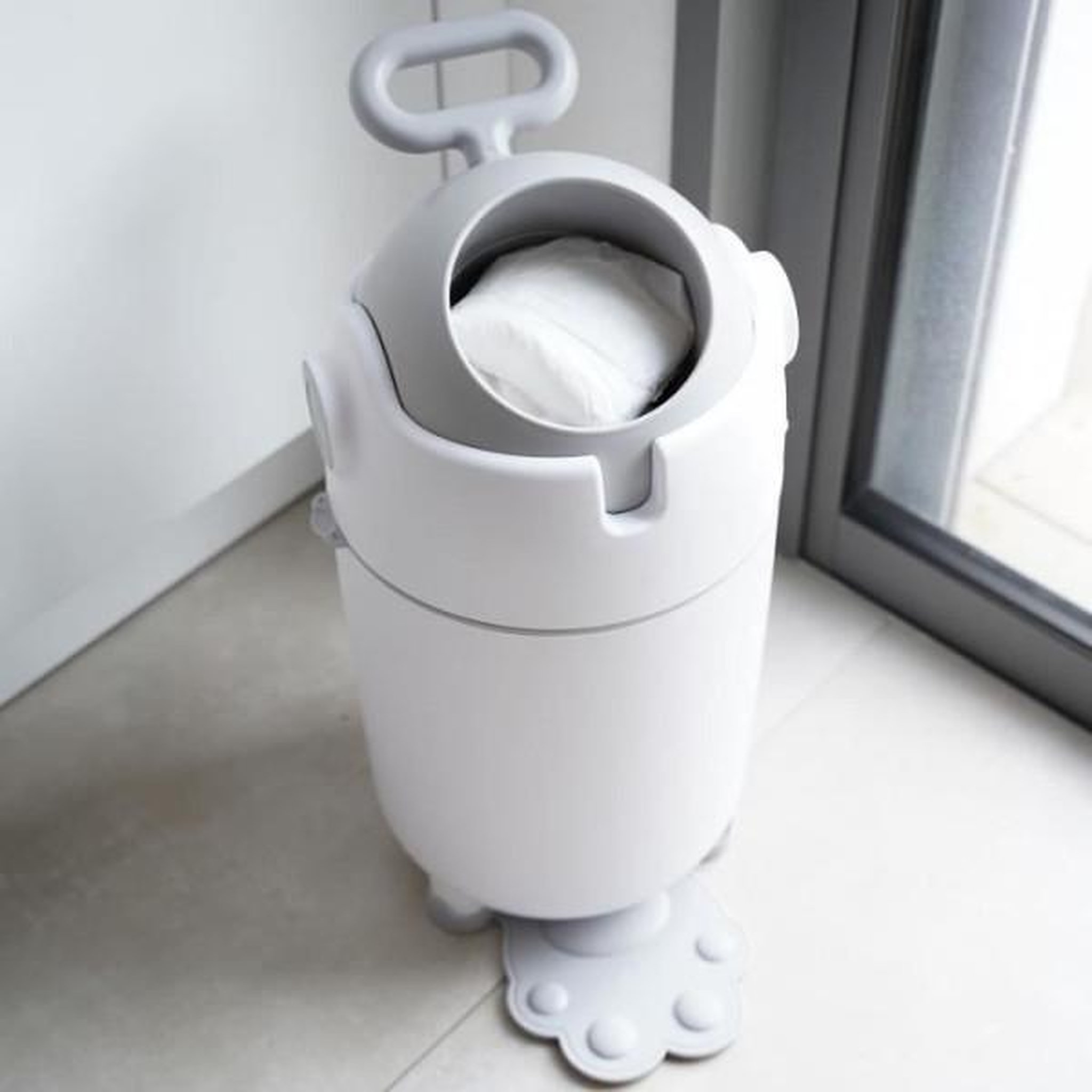 Voir la diapositive 2 : THERMOBABY Poubelle a couches - THERMOBABY - Sans recharge spécifique
