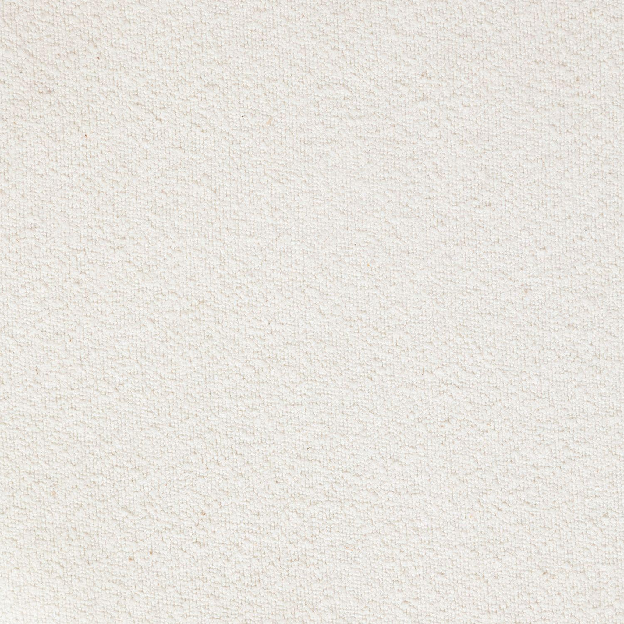 Voir la diapositive 3 : ATMOSPHERA Tabouret d'appoint effet bouclette avec pieds en bambou bansa - blanc