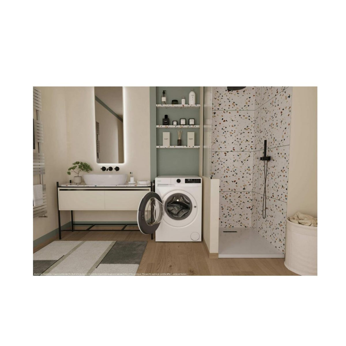 Candy Lave-linge frontal 9kg 1400 tours/min - GD498S