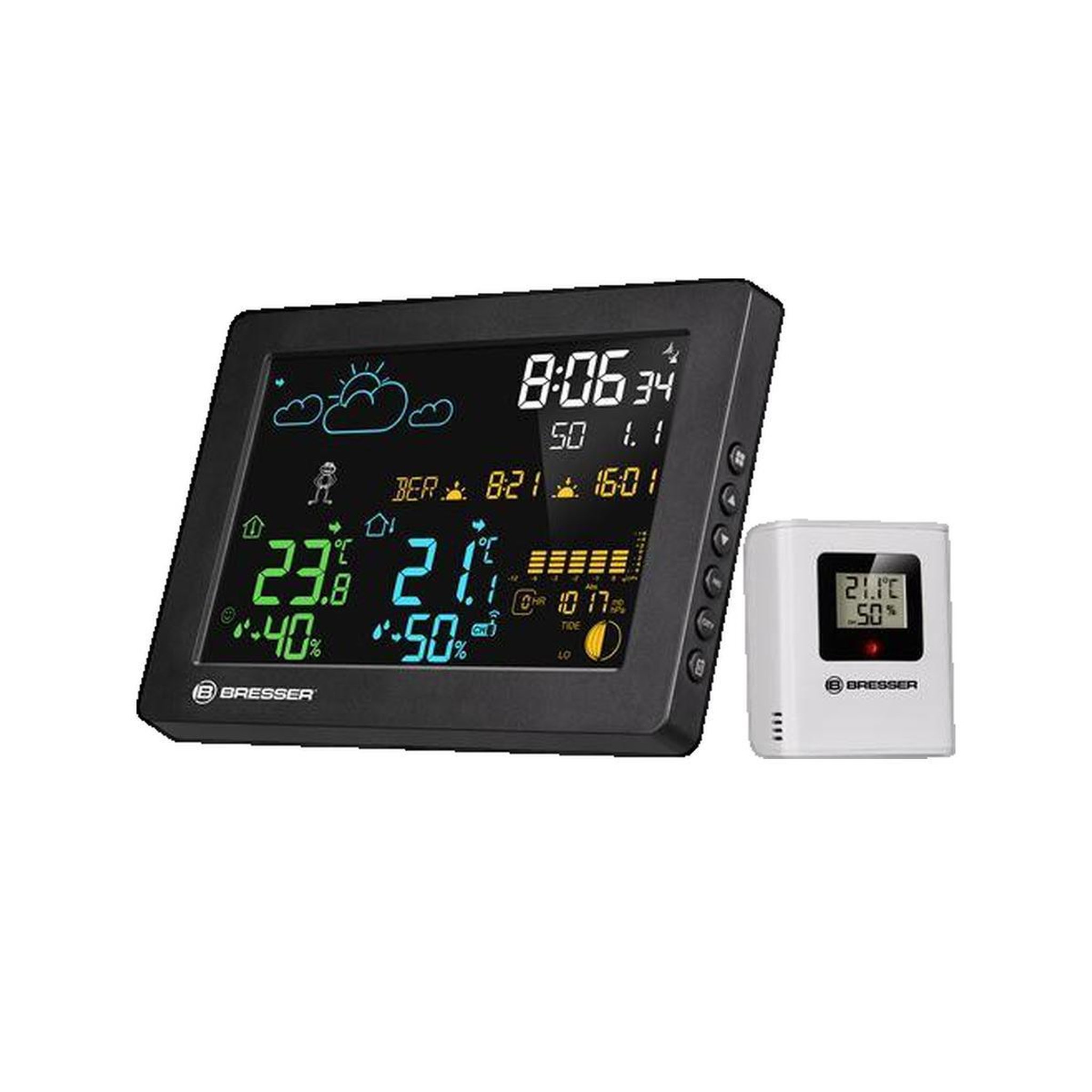 Bresser Station météo Bresser MeteoTemp Baro HZ couleur