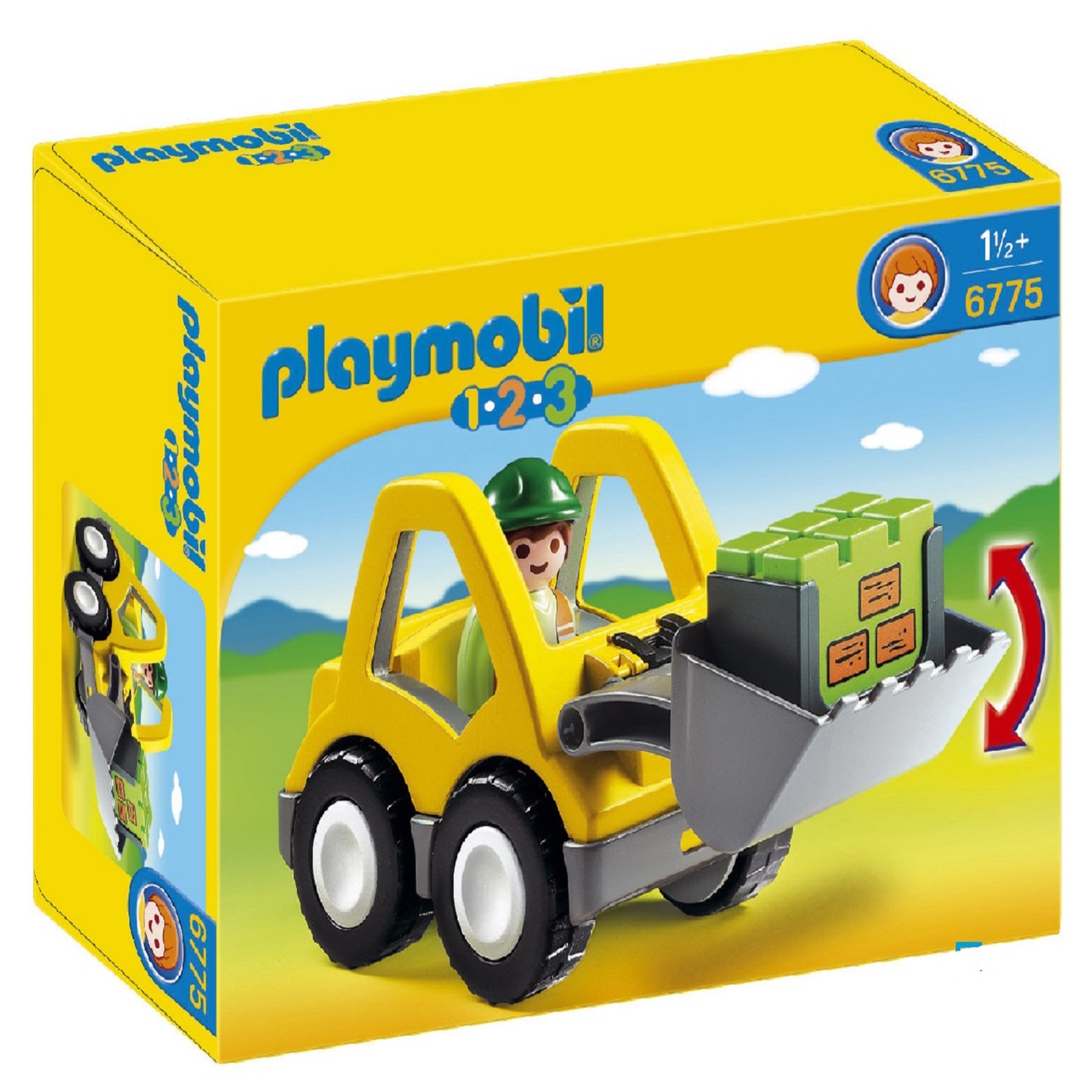 PLAYMOBIL 6775 - 1.2.3 - Chargeur et Ouvrier