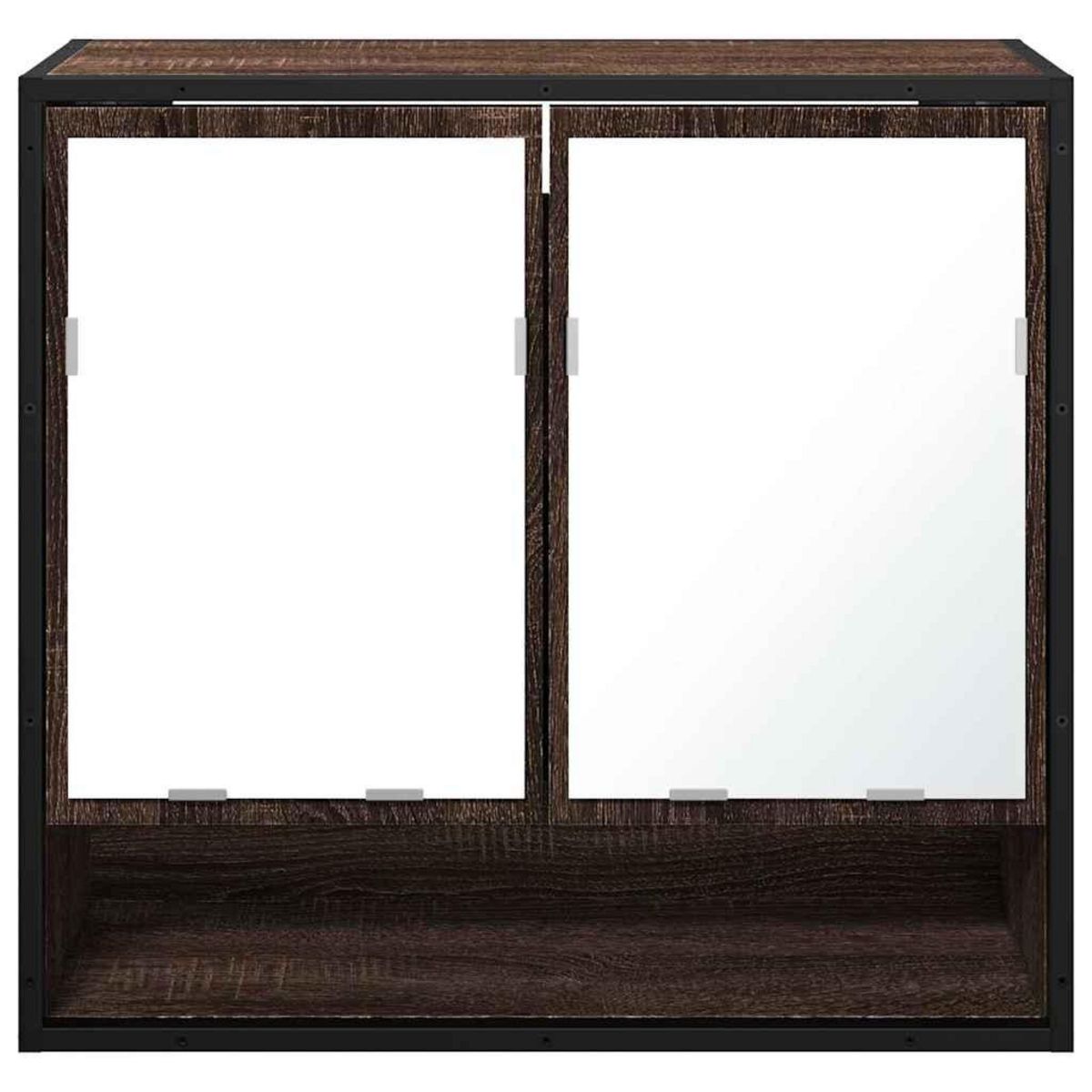 VIDAXL Armoire a miroir de salle de bain chene marron bois ingenierie