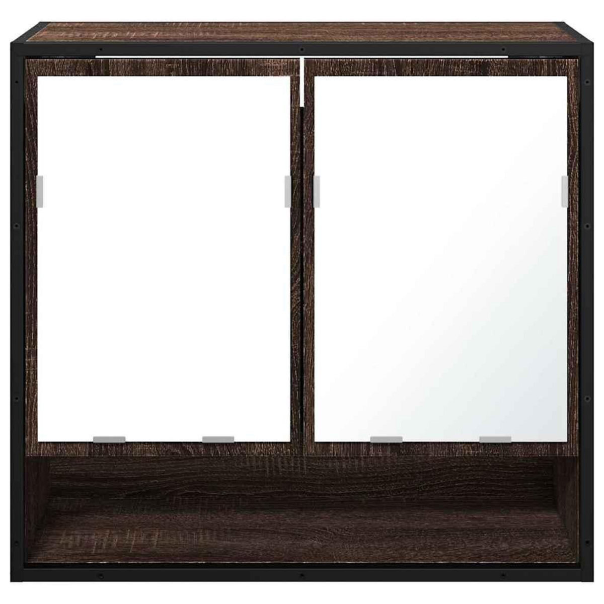 VIDAXL Armoire a miroir de salle de bain chene marron bois ingenierie