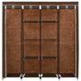 Voir la diapositive 5 : VIDAXL Garde-robe avec 4 compartiments Marron 175x45x170 cm