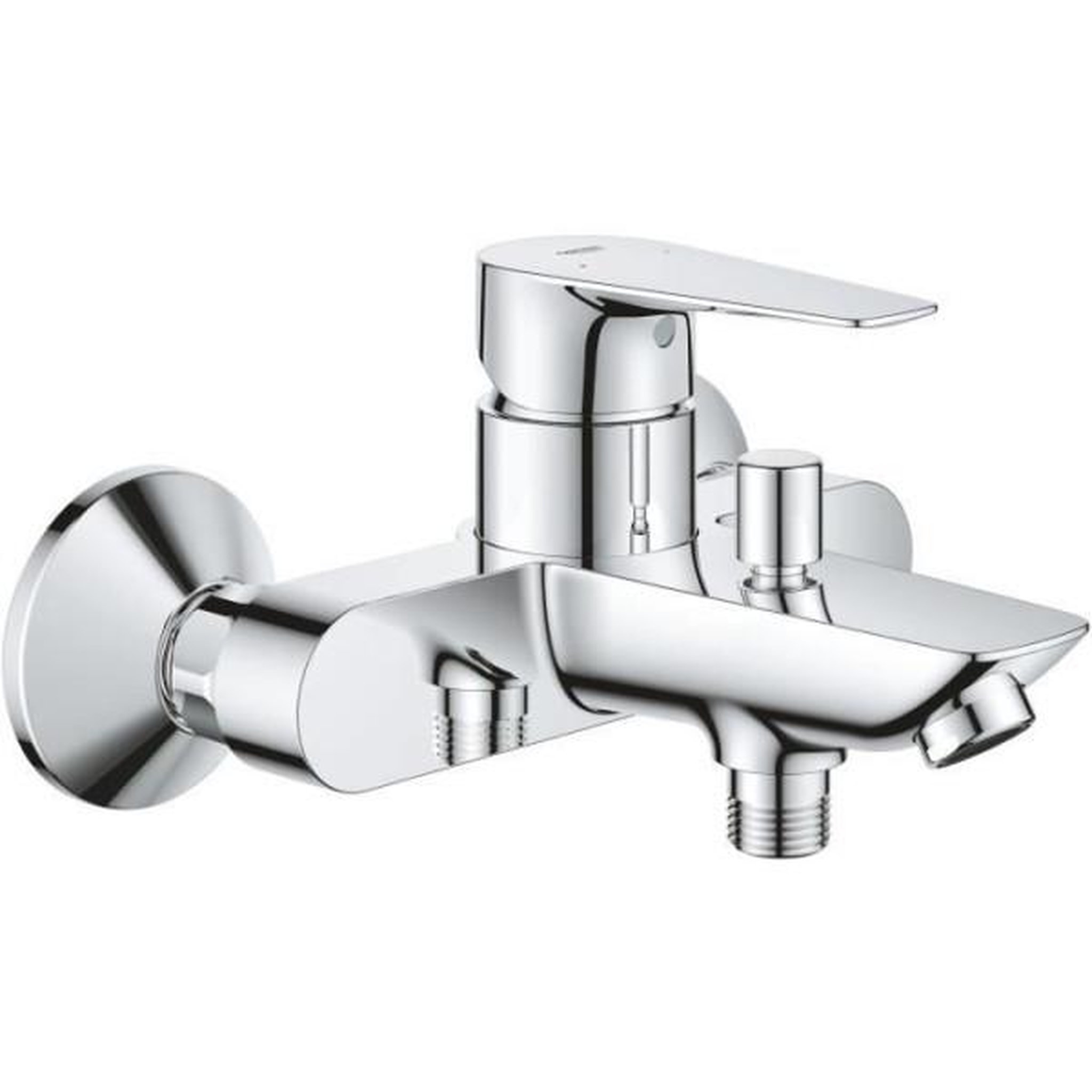 Grohe Mitigeur monocommande Bain / Douche - GROHE - Start Edge - Chromé - Economie d'eau - Garantie 5 ans
