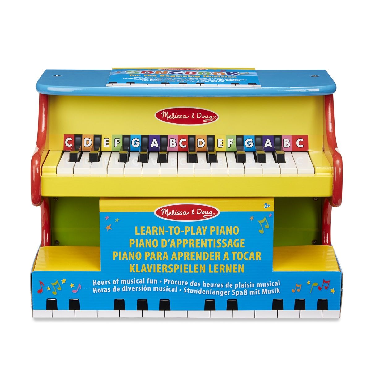 Melissa & Doug Piano d'apprentissage en bois