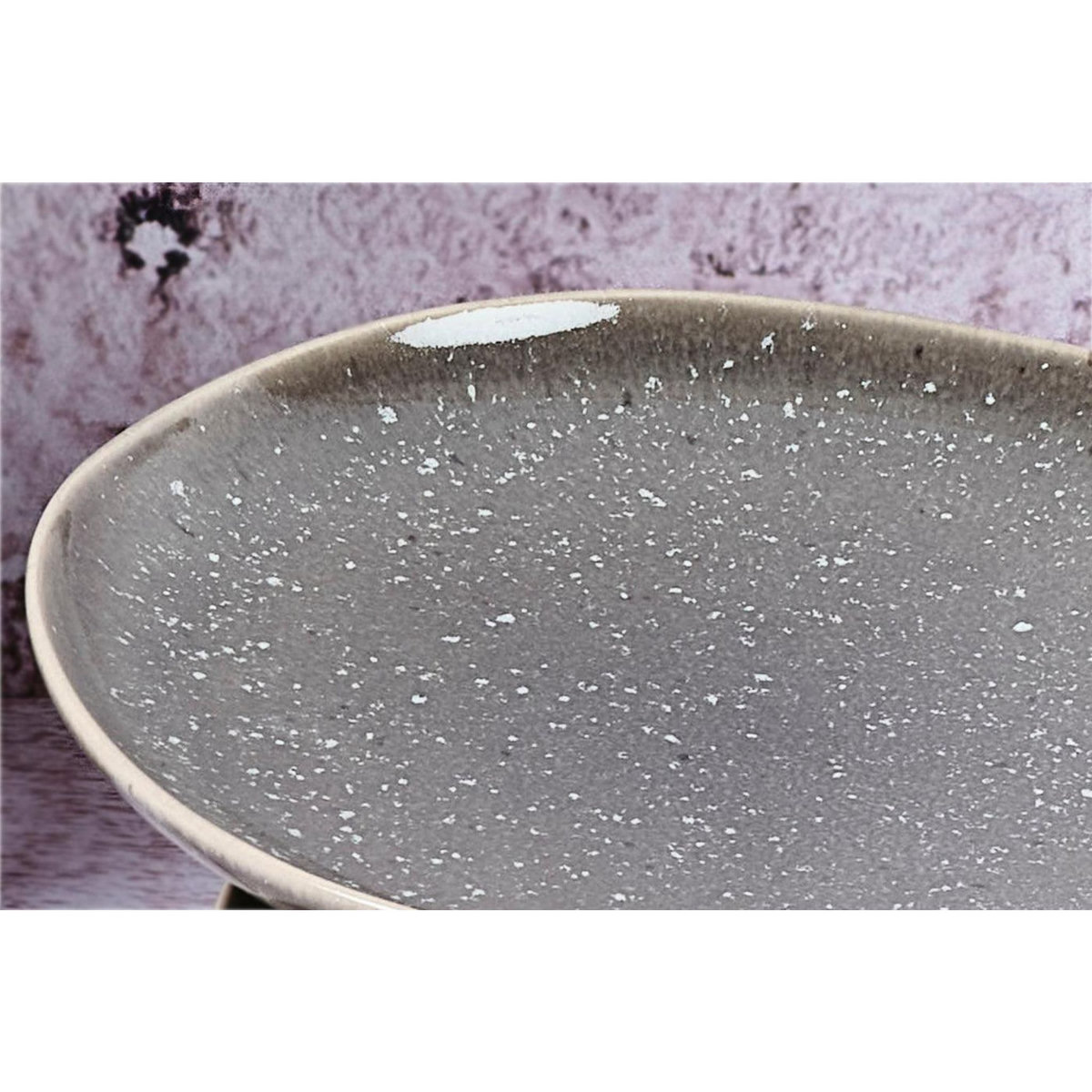 BJORN Assiette STELLAR Ø18cm - 6 pièces - Gris béton