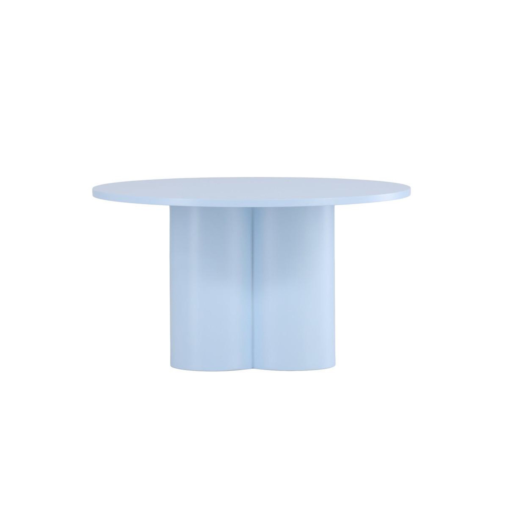 Voir la diapositive 2 : Paris Prix Table basse ronde  olivia  80cm bleu clair