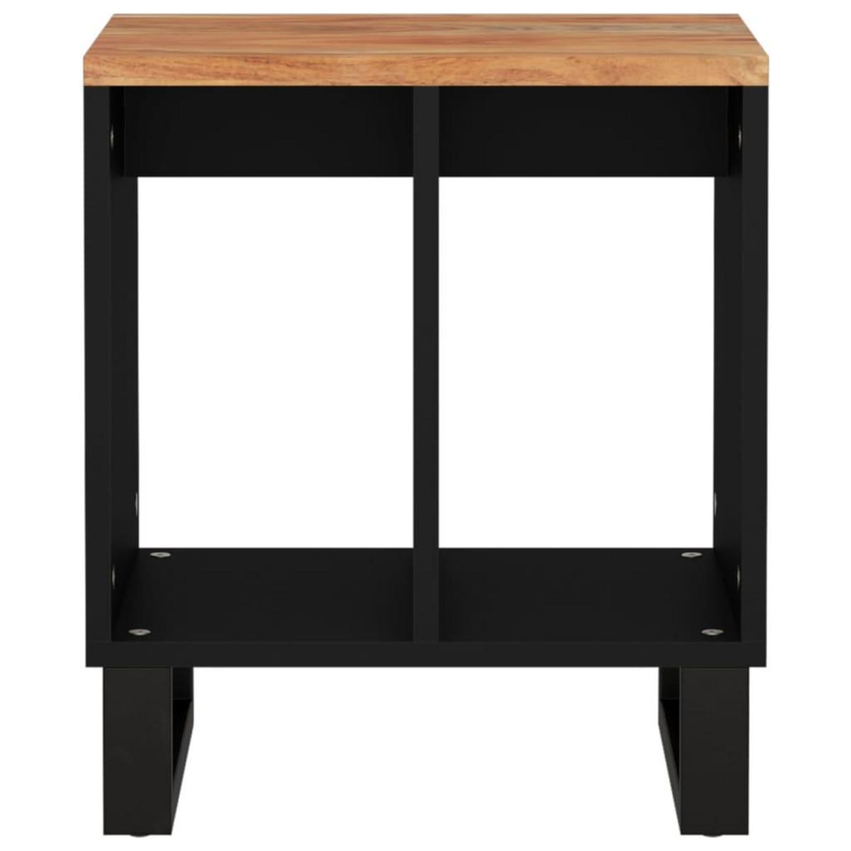 VIDAXL Table d'appoint 40x31x46cm Bois d'acacia solide et d'ingenierie