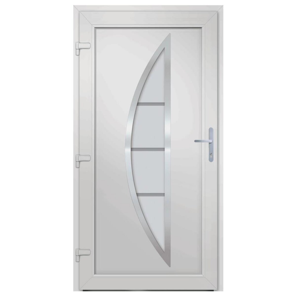 VIDAXL Porte d'entree Blanc 98x200 cm PVC