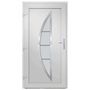 Voir la diapositive 5 : VIDAXL Porte d'entree Blanc 98x200 cm PVC