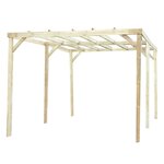 Hisense Carport bois Berga 1 voiture