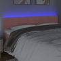Voir la diapositive 3 : VIDAXL Tete de lit a LED Rose 200x5x78/88 cm Velours