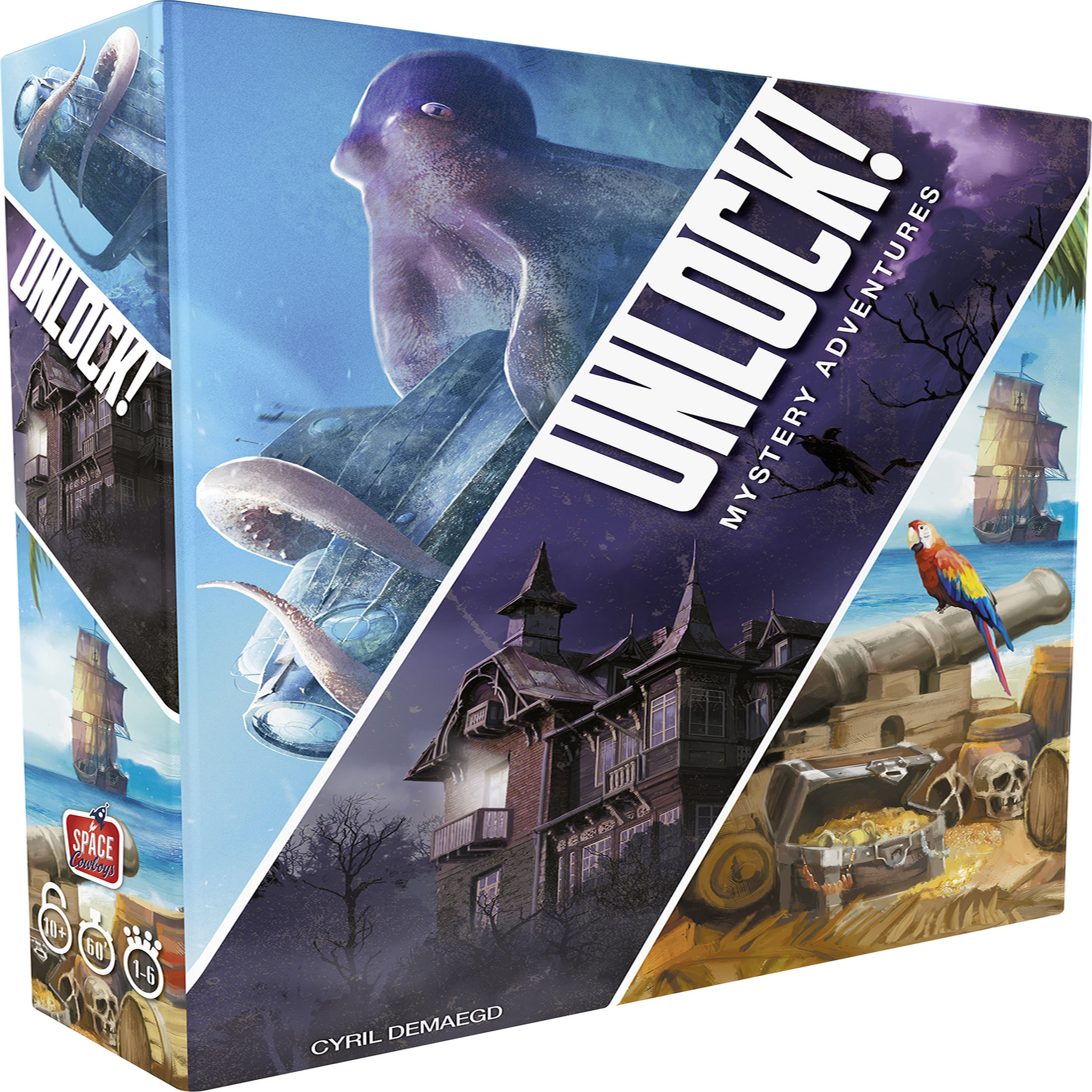 Voir la diapositive 1 : ASMODEE Jeu UNLOCK ! Mystery adventures