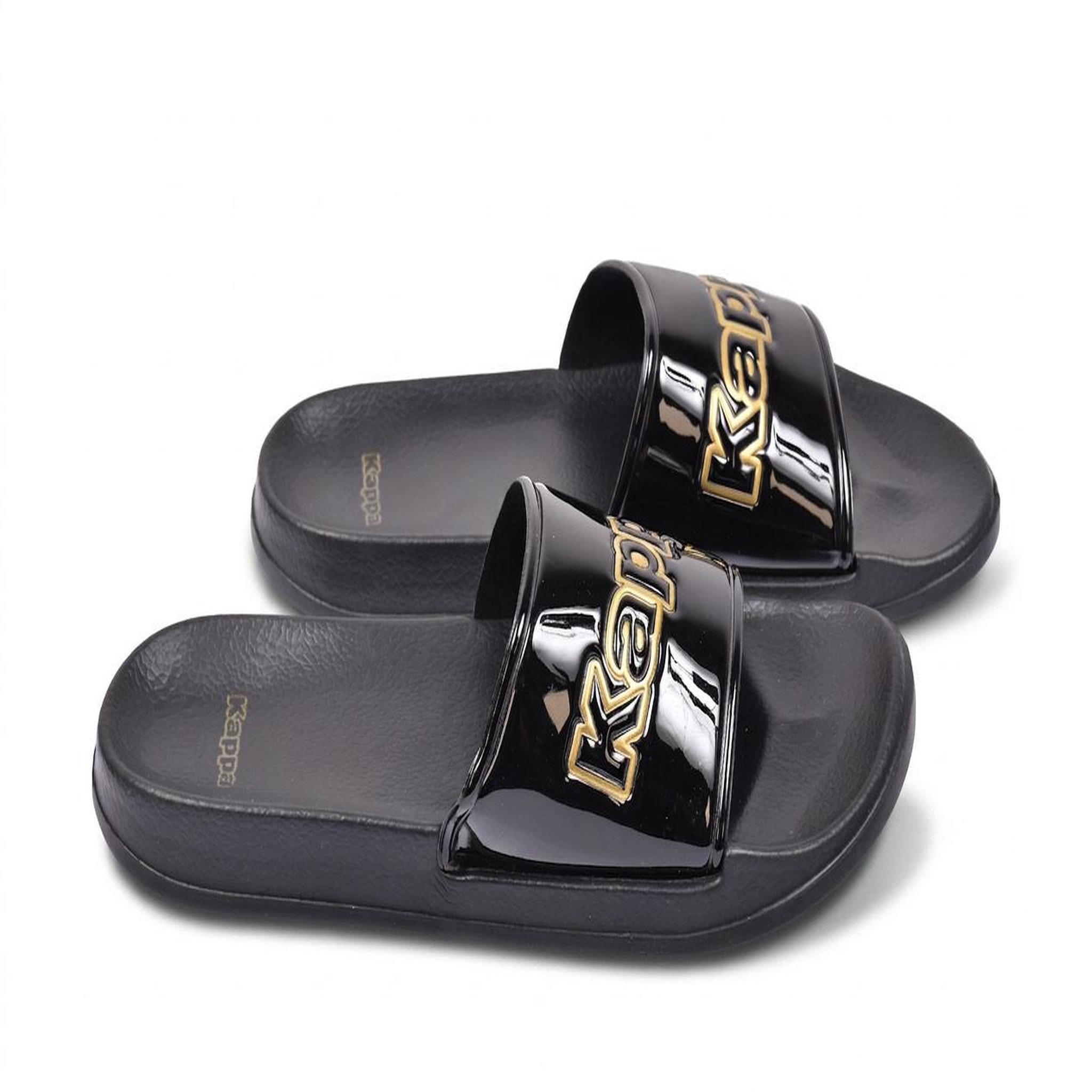 Voir la diapositive 3 : KAPPA KAPPA Claquette Femme Piscine Glitter Glossy Léopard