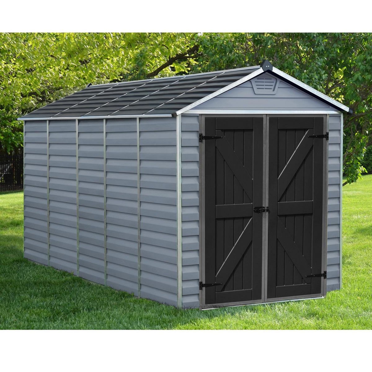 Canopia by PALRAM Abri de jardin polycarbonate - Avec plancher - 6,6m² - SKYLIGHT