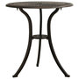 Voir la diapositive 1 : VIDAXL Table de jardin Bronze 62x62x65 cm Aluminium coule
