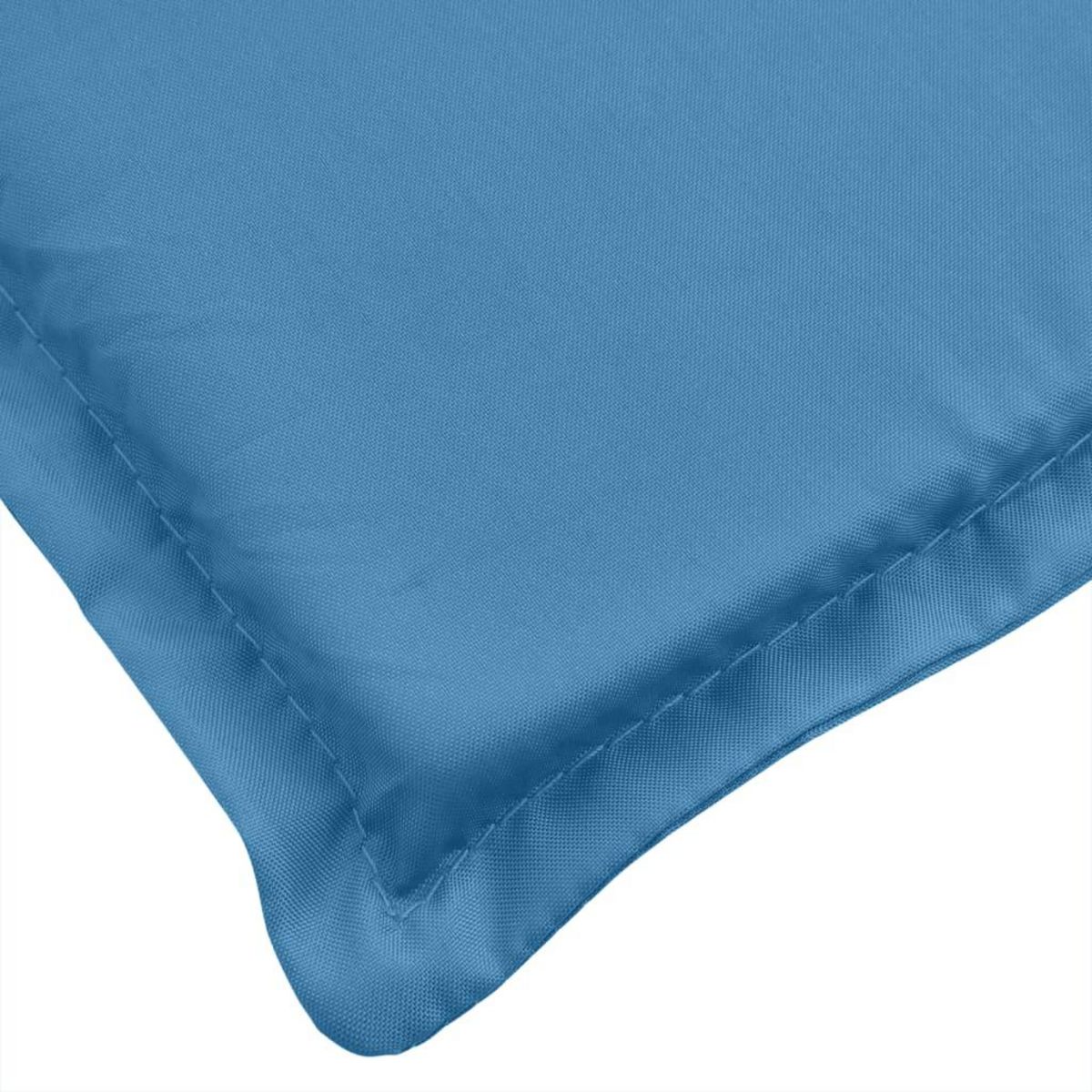 VIDAXL Coussin de banc de jardin bleu melange 150x50x7 cm tissu