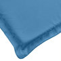 Voir la diapositive 5 : VIDAXL Coussin de banc de jardin bleu melange 150x50x7 cm tissu