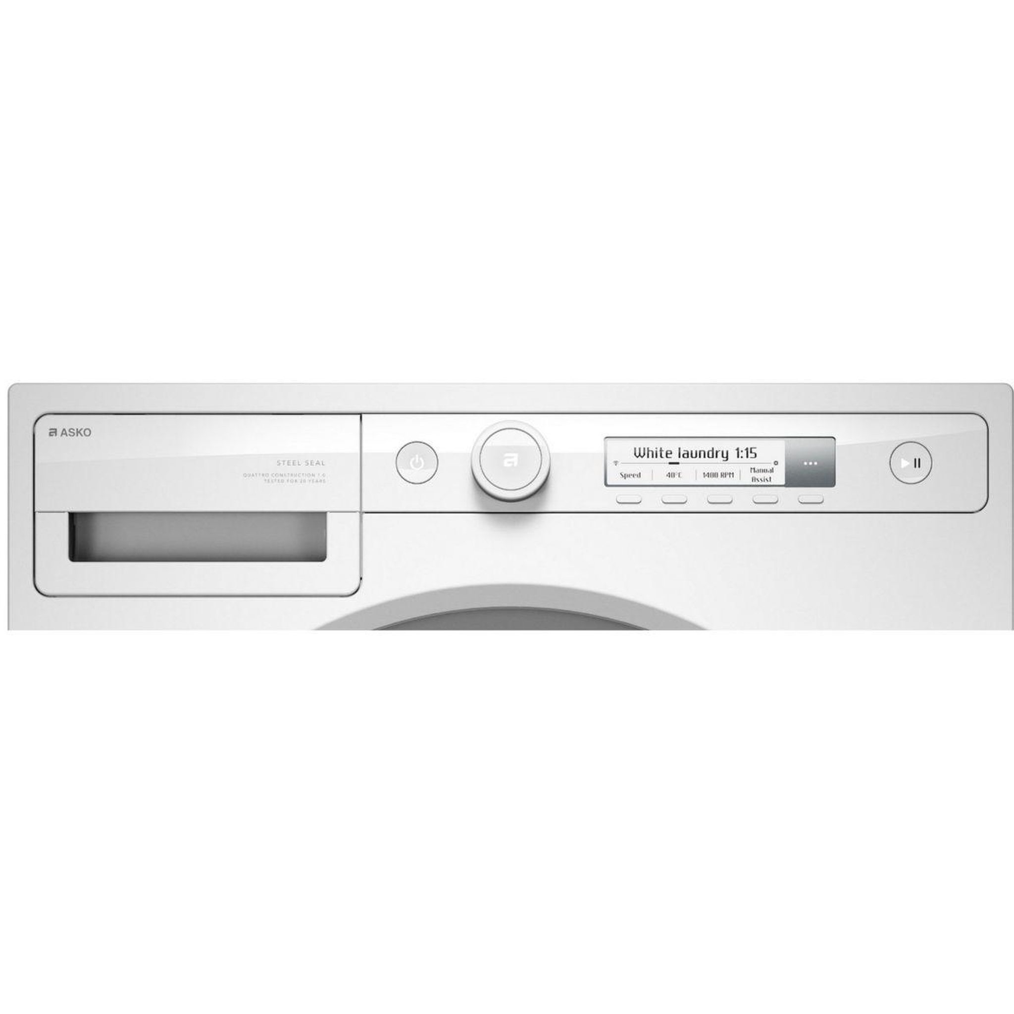 Voir la diapositive 4 : ASKO Lave linge hublot w1094w - 9 kg - 1400 tr/min - classe a - moteur induction direct drive - connecté wifi