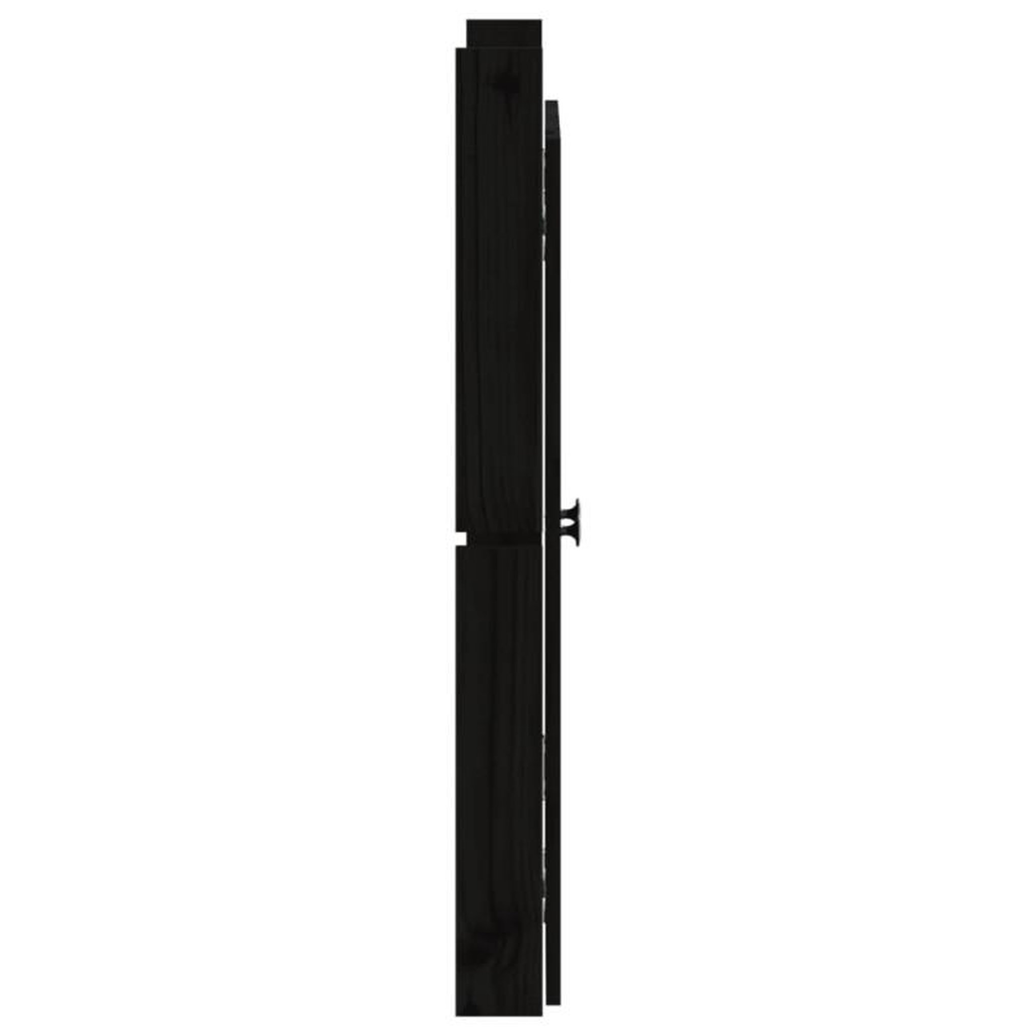 Voir la diapositive 6 : VIDAXL Portes de cuisine d extérieur 2 pcs noir bois de pin massif