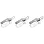 Voir la diapositive 5 : VIDAXL Cloture a mailles avec poteaux Acier galvanise 15x1,25m Argente