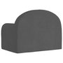 Voir la diapositive 5 : VIDAXL Canape pour enfants anthracite peluche douce