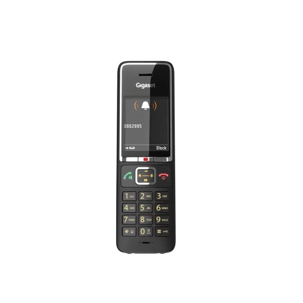 GIGASET Téléphone sans fil duo dect avec répondeur noir/argent - COMFORT-550A-DUO-BLK
