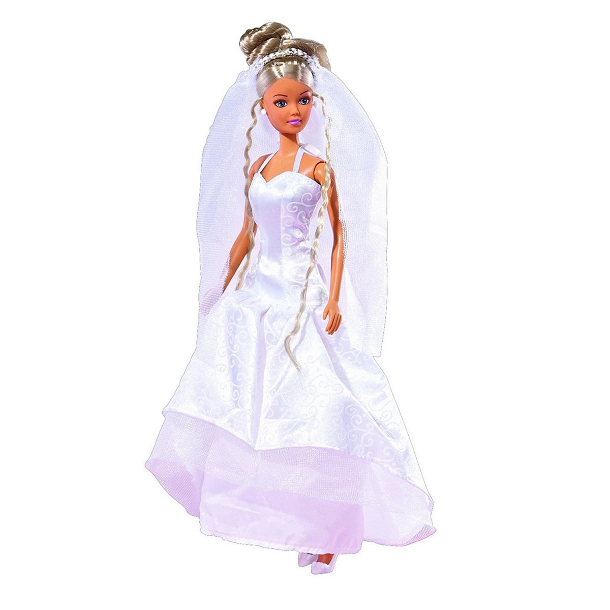 SMOBY Poupée en robe de mariée Steffi Love