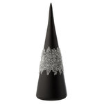 Paris Prix Statuette Déco  Cône Glace Diamant  28cm Noir