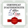 Voir la diapositive 5 : L'ATELIER D'AZUR Pendentif Médaille Or 18 Carats 750 Jaune - Scapulaire Saint Benoit - Chaine Offerte