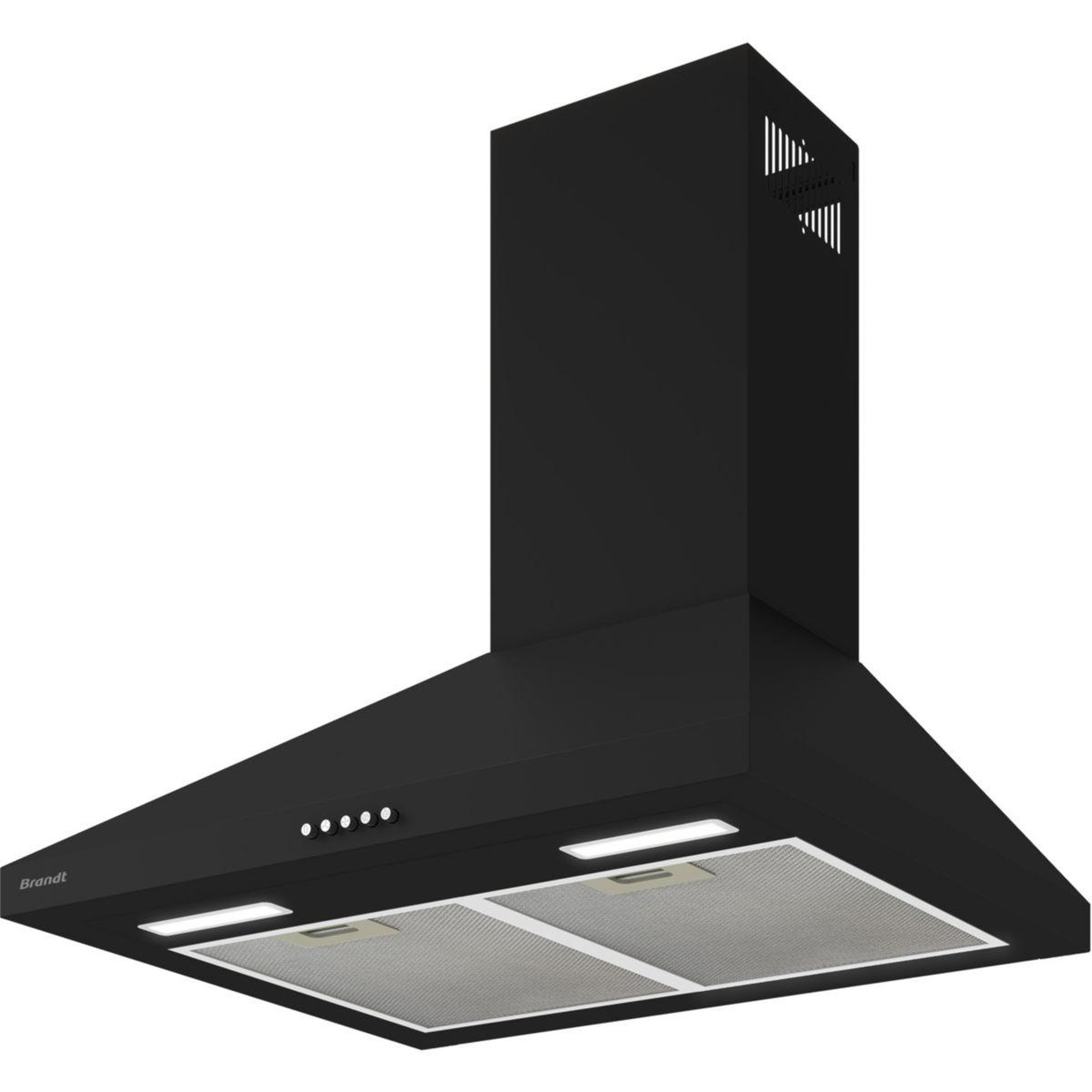 Voir la diapositive 1 : BRANDT Hotte décorative murale BHP4612B
