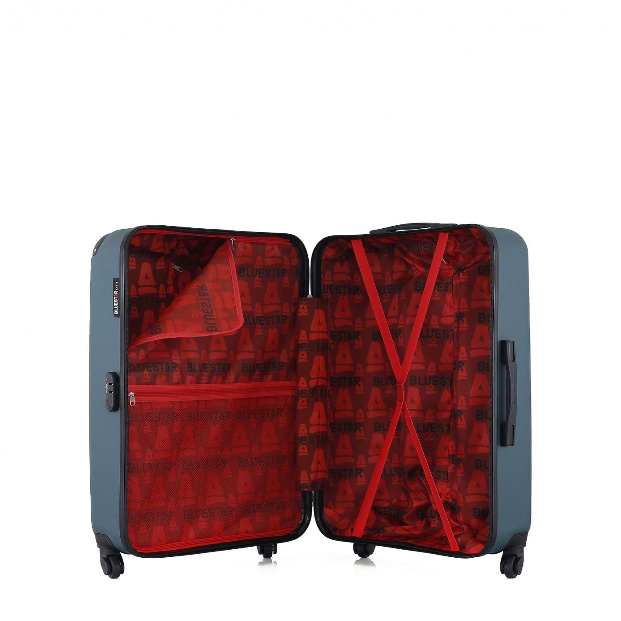 Voir la diapositive 5 : BLUESTAR BLUESTAR - LOT DE 3 - Valises grand format, weekend et cabine XXS BUCAREST