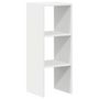 Voir la diapositive 2 : VIDAXL Bibliotheque empilable blanc 30x30x80 cm bois d'ingenierie