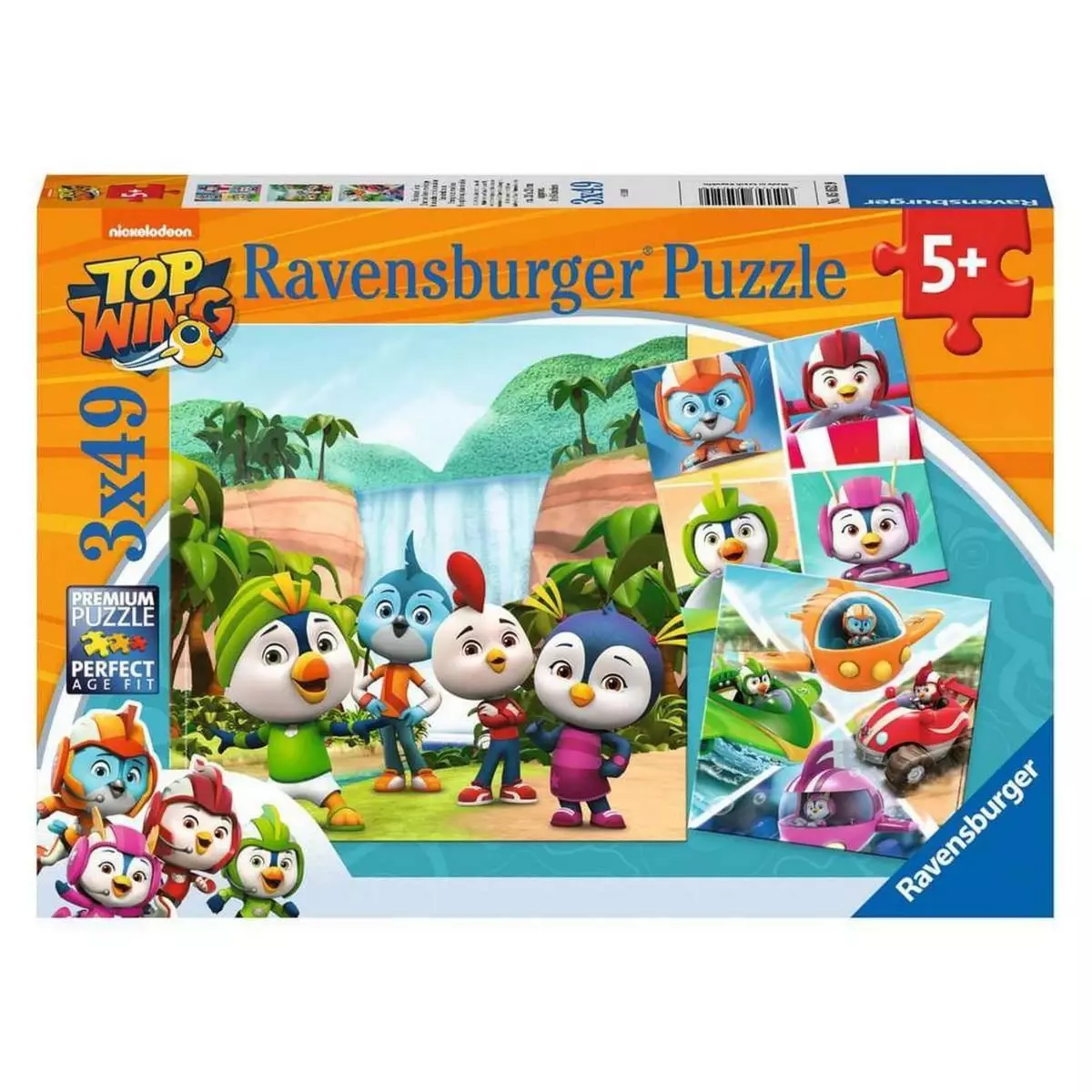 RAVENSBURGER 3 puzzles de 49 pièces : top wing