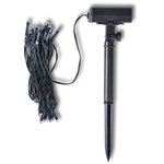 VIDAXL Guirlande lumineuse solaire a LED 24 lumieres 3,8 m 2 pcs