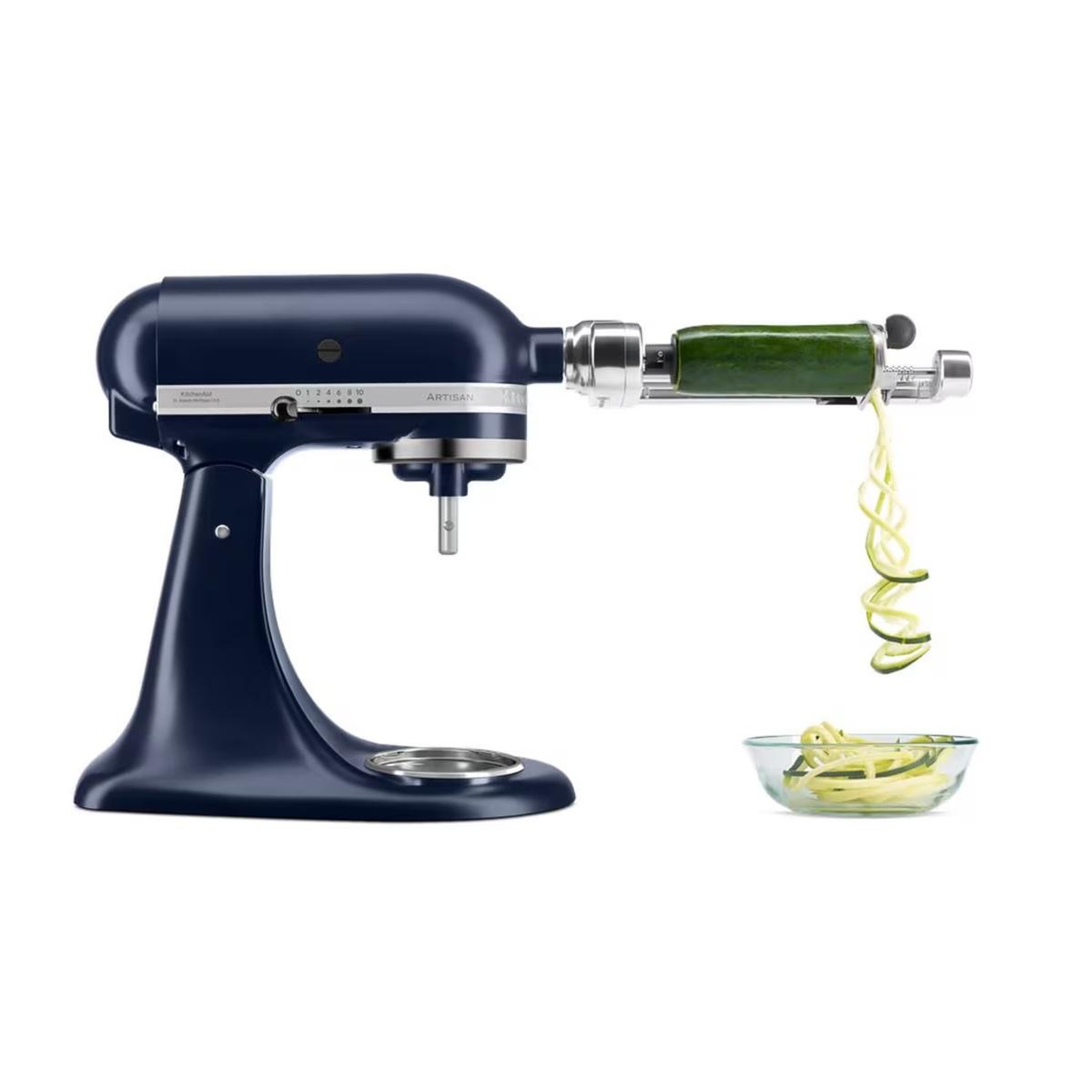 Voir la diapositive 3 : KitchenAid Robot patissier 4.8l 300w bleu encre - 5ksm125eib-