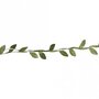 Rayher Guirlande de feuilles vertes en papier 2 m
