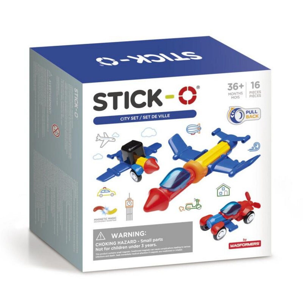 STICK-O Stick-O City Set, 16 pcs.